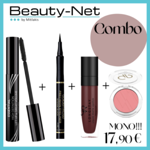 GOLDEN ROSE MAT GLOSS N12 + G.R.EYELINER ΜΑΥΡΟ + G.R. MASCARA VOLUME ESSENTIAL15ML+G.R. ΡΟΥΖ ( 4 ΠΡΟΙΟΝΤΑ)